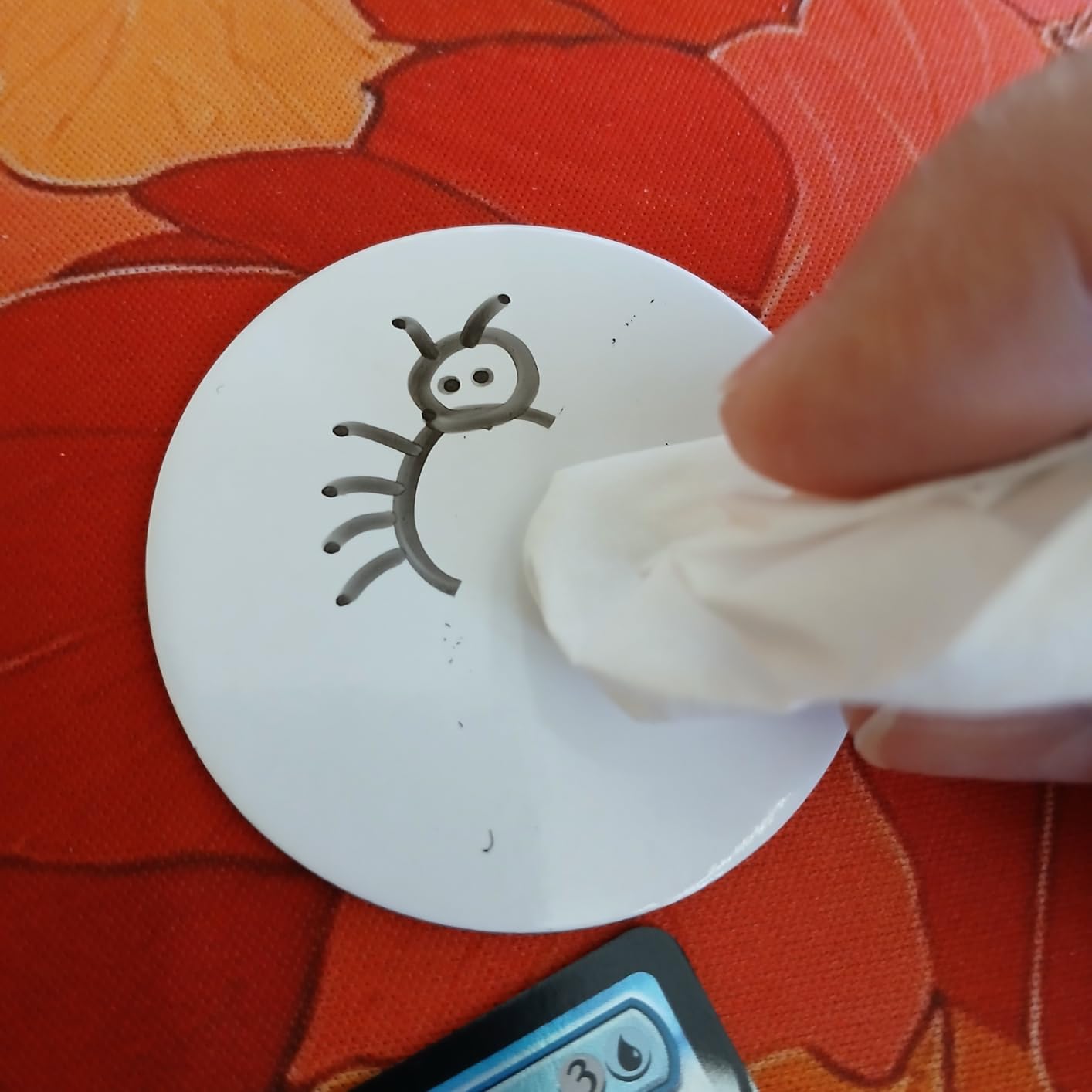 Futhark 100 Dry Erase Tokens for DND – Reusable RPG Tokens in 2 Sizes for Combat Tracking, Initiative, Conditions, and Effects – Reusable Circle Markers for Tabletop Board Games Accessories (100 PCS)