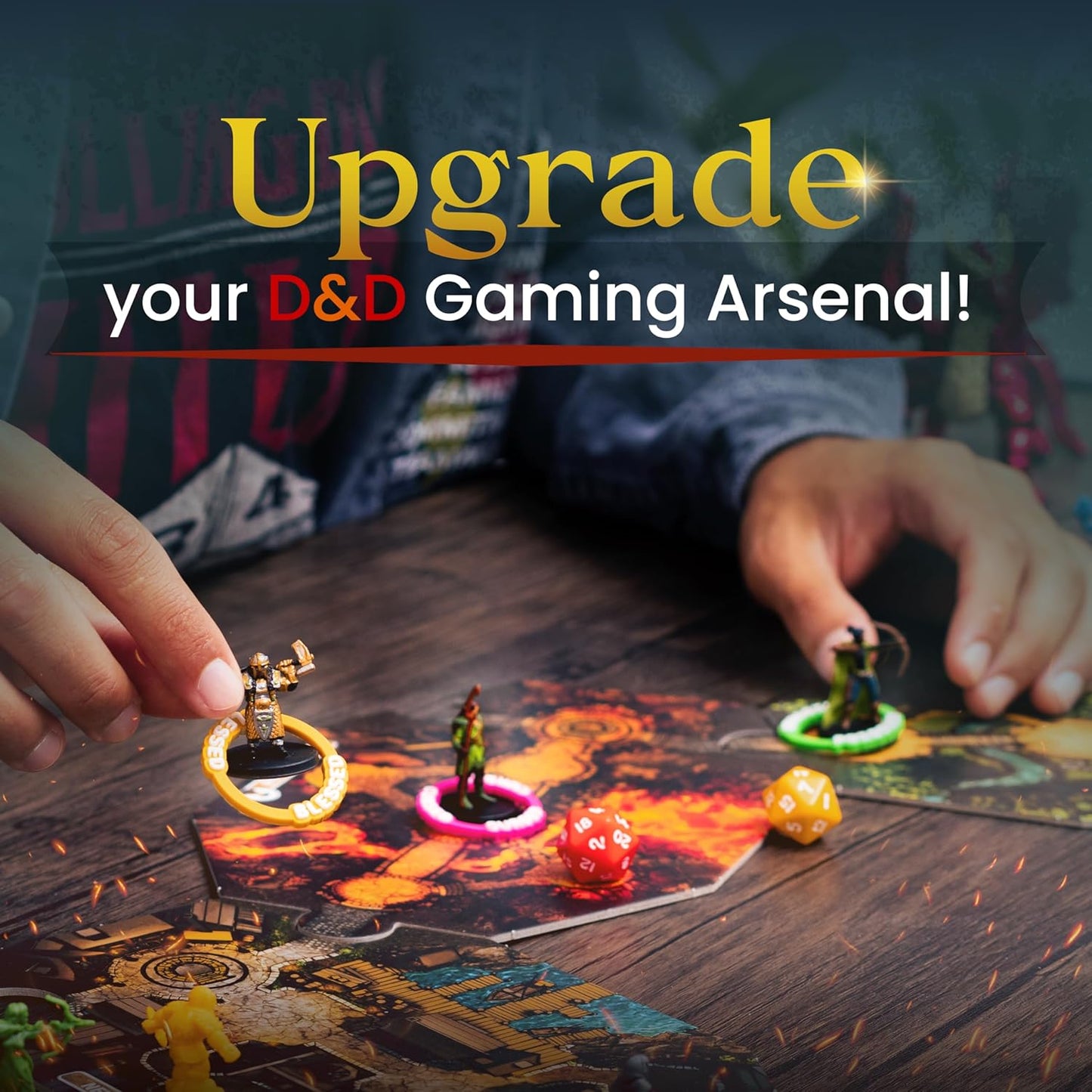 DND Condition Rings Set: 112 Vibrant DND Condition Markers to Eliminate Confusion - Great DND Gift in Exceptional Storage Box